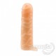 Damarlı Uzatmalı Testisli Penis Kılıfı