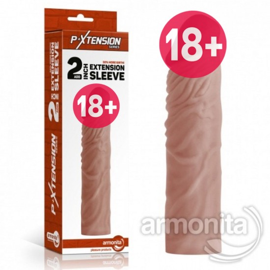 Gerçek Ten Dokusunda Ekstra Uzun Damarlı Penis Kılıfı