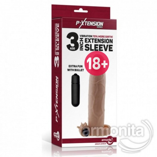 Damarlı Klitoral Uyarıcılı Titreşimli Penis Kılıfı