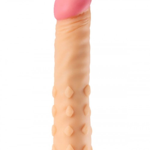 Tırtıklı 50mm Dolgulu Penis Kılıfı