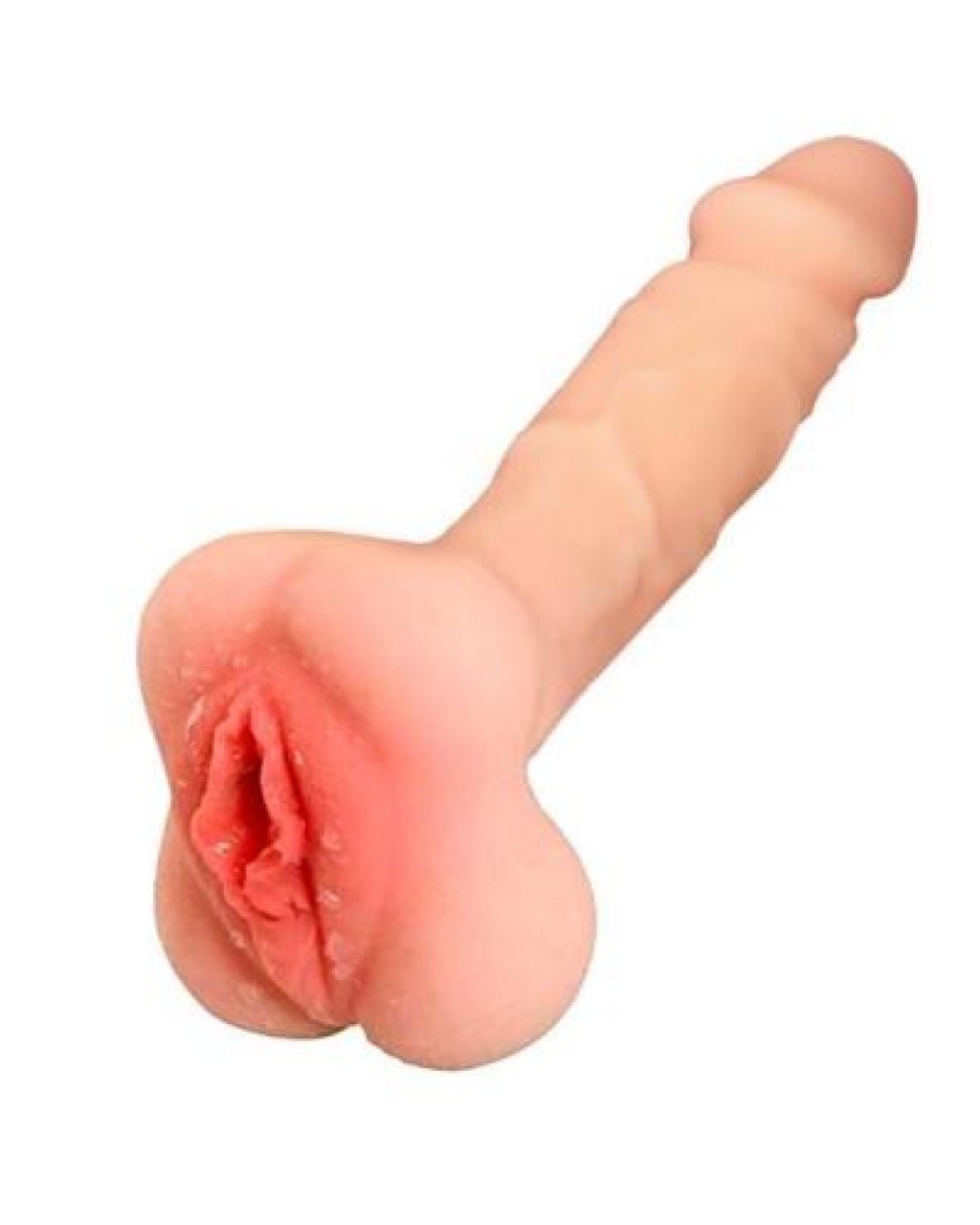 Vajina Girişli Dolgulu Realistik Penis Kılıfı Masturbatör 20CM