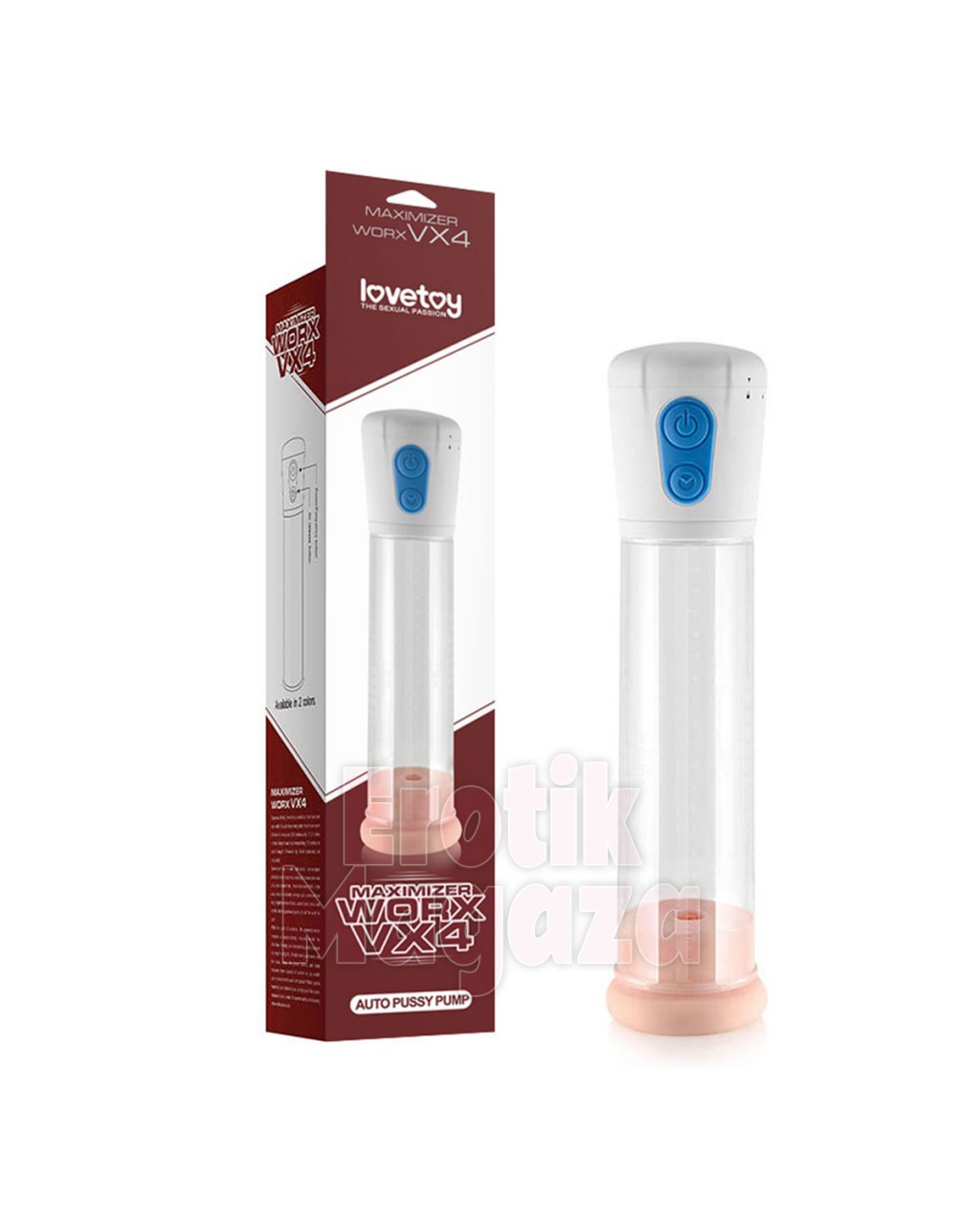 Worx VX Pilli Otomatik Penis Pompası