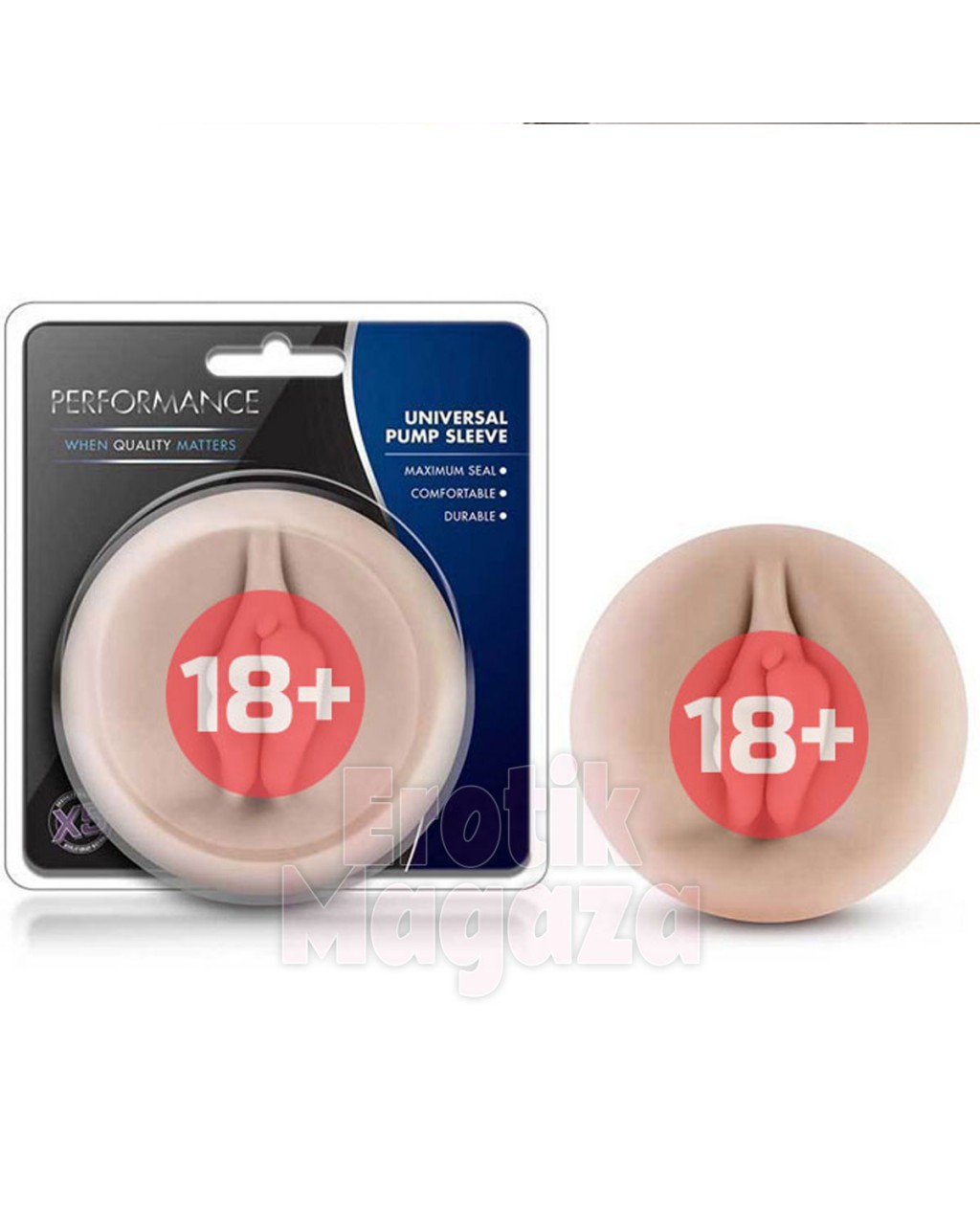 Penis Pompası Realistik Vajina Başlığı