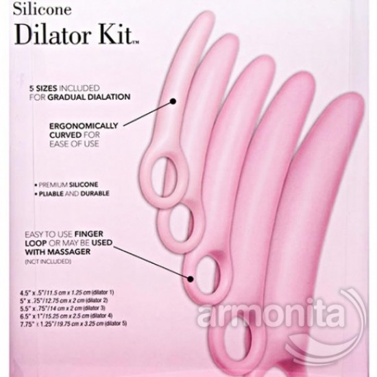 Inspire Vajinismus 5 Parça Özel Silikon Dilatör Set