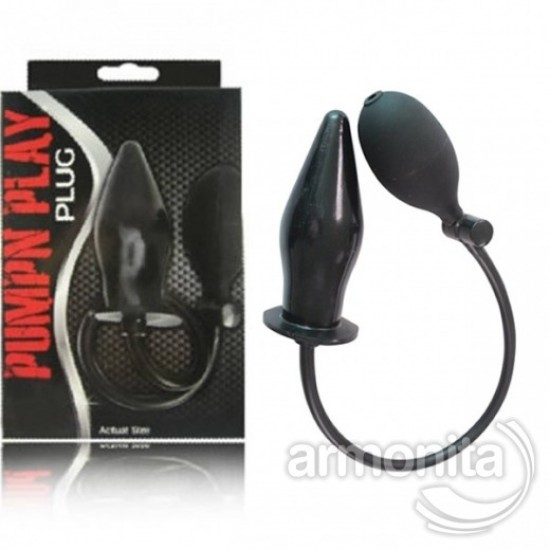 Siyah Anal Açıcı Şişme Tapa