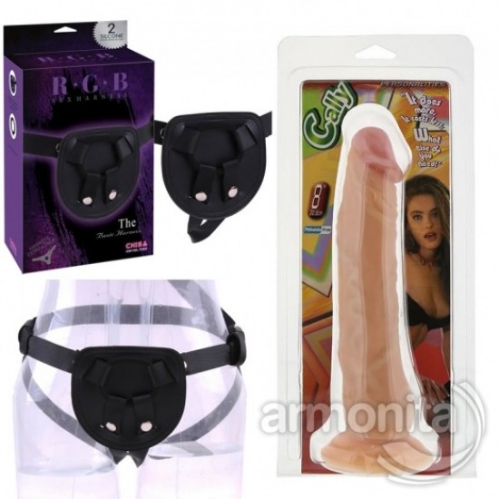 Belden Bağlamalı Realistik Dildo