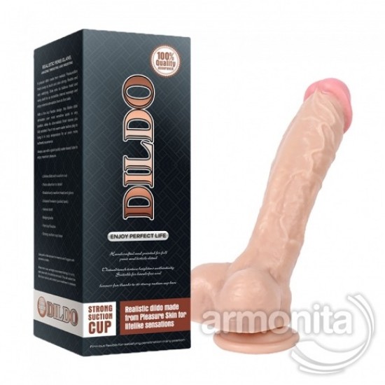 Esnek Bükülebilir Damarlı Yüzey Realistik Dildo 