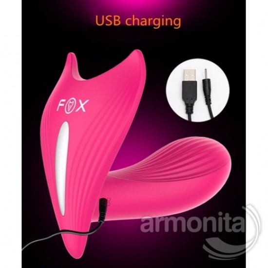 Fox Cute Giyilebilen G Noktası ve Klitoris Uyarıcı Şarjlı Kumandalı Vibratör