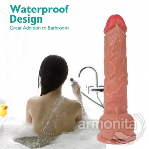 İleri Geri Hareketli Uzaktan Kumandalı Şarjlı Realistik Dildo