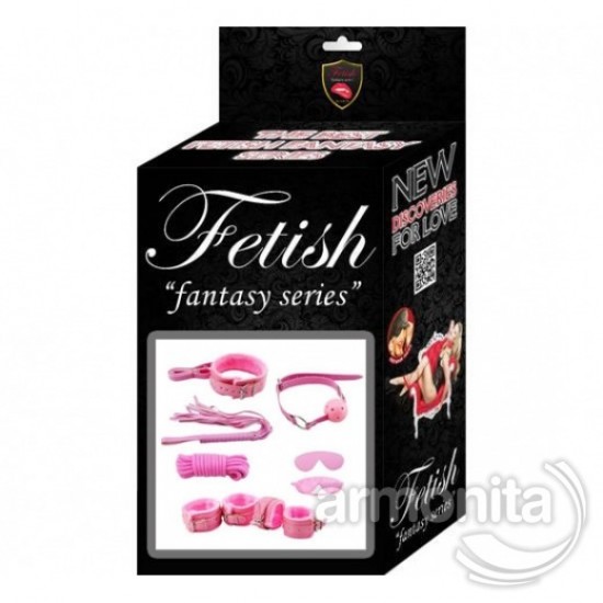 Pembe Fetish Fantezi Özet Set