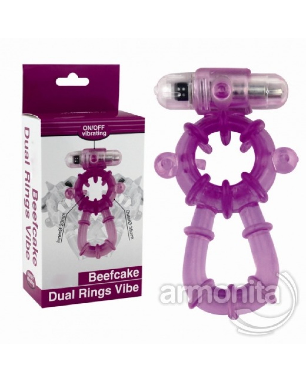 Titreşimli Kalın Testislerden Bağlamalı Penis Halkası 