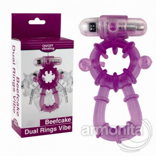 Titreşimli Kalın Testislerden Bağlamalı Penis Halkası 