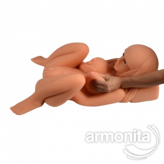 Angena Tam Realistik Manken Vajinal Anal Mastürbatör