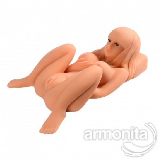 Angena Tam Realistik Manken Vajinal Anal Mastürbatör