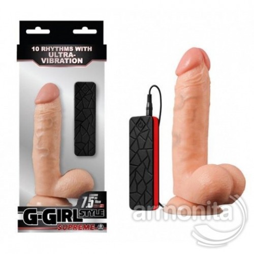 Girl Style Titreşimli Gerçekçi Realistik Dildo