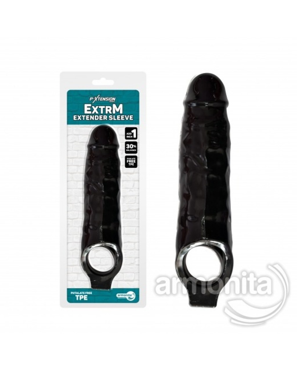 Testislerden Bağlamalı Uzatmalı Zenci Penis Kılıfı