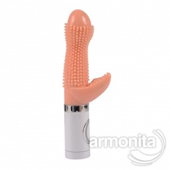 G Noktası Kabartılı Oynarbaşlı Tavşan Vibratör