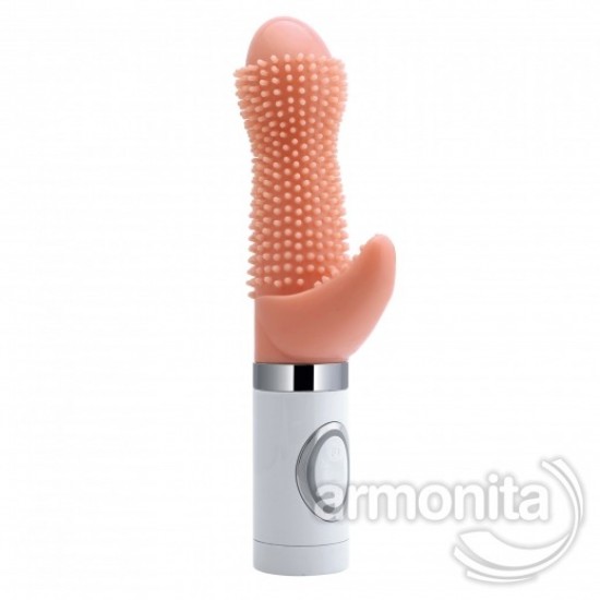 G Noktası Kabartılı Oynarbaşlı Tavşan Vibratör