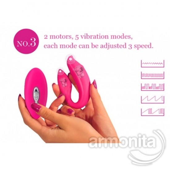 Share Uzaktan Kumandalı Şarjlı Orgazm Vibratörü