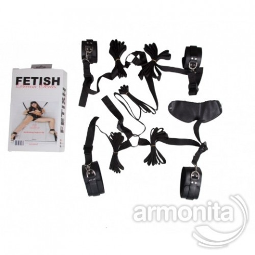 Siyah El Ayak ve Yatak Bağlama Seti