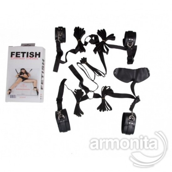 Siyah El Ayak ve Yatak Bağlama Seti