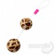 Sexshop Leopar 2li Kegel Orgazm ve Masaj Topu