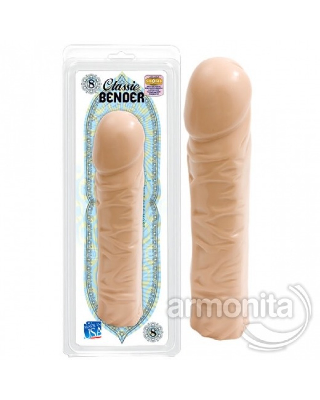 Classic Dong Doc Johnson White Realistik Penis