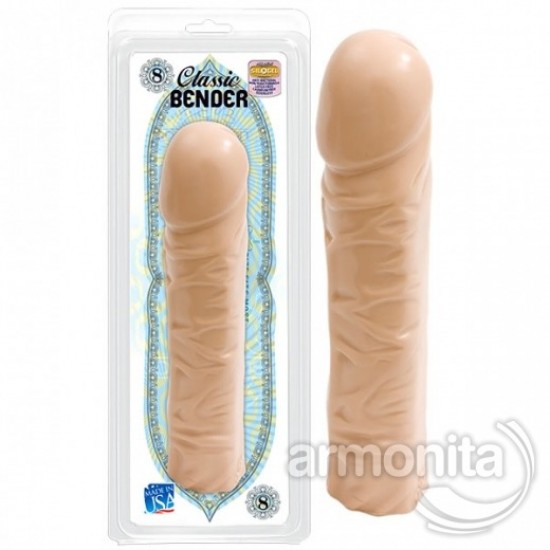 Classic Dong Doc Johnson White Realistik Penis