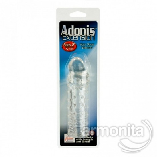 Adonis Şeffaf Uzatmalı Penis Kılıfı