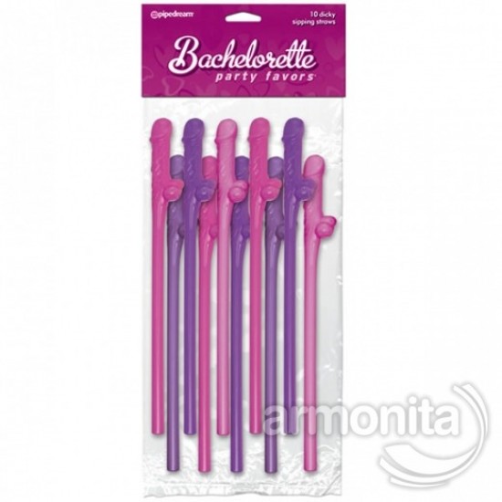 Mini Penis Uçlu Renkli Kamışlar