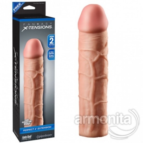X-TENSIONS PERFECT 2 Uzatmalı Realistik Penis Kılıfı   