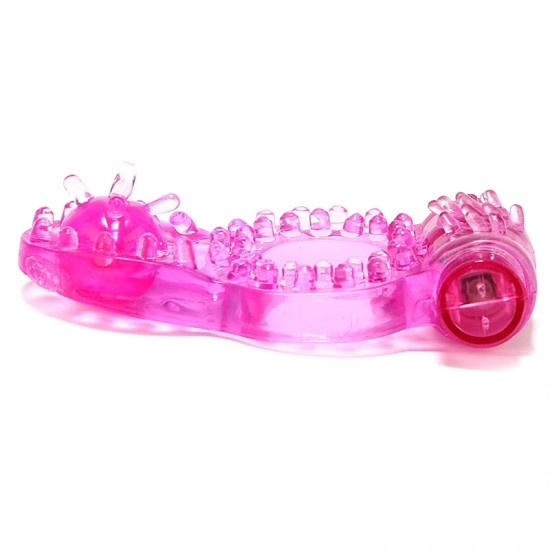 Titreşimli Çoklu Uyarıcı Silikon Penis Yüzüğü