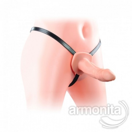 Unisex Belden Bağlamalı Protez Penis