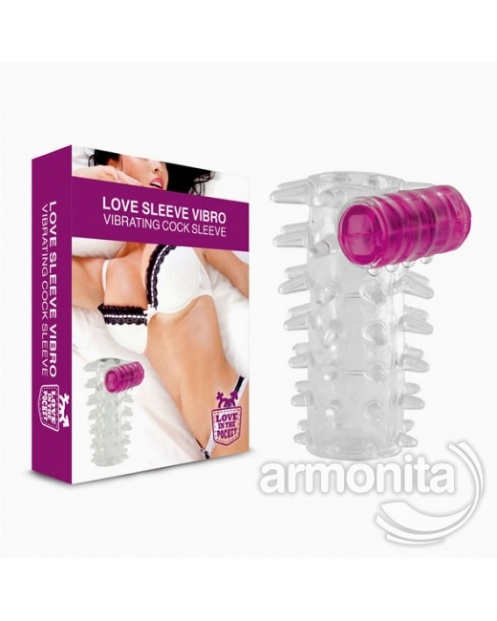 Titreşimli Şeffaf Penis Kılıfı