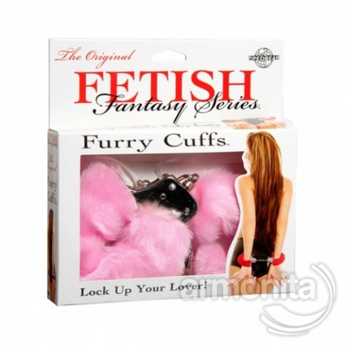 Pembe Pelüş Metal Kelepçe