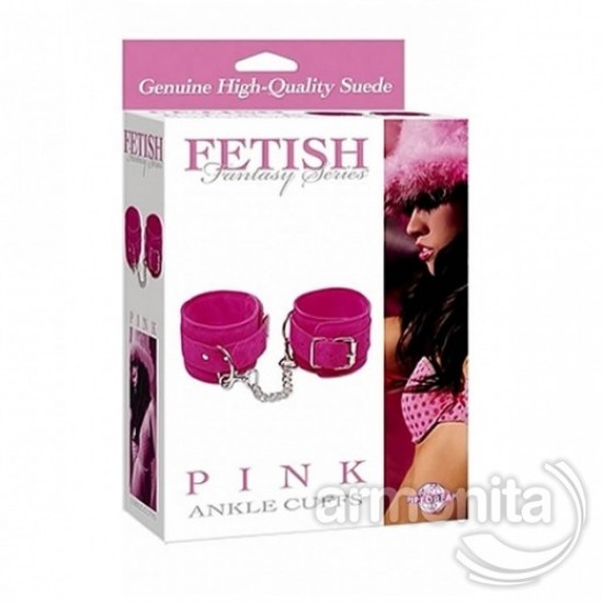 Süet Pembe El ve Ayak Kelepçesi