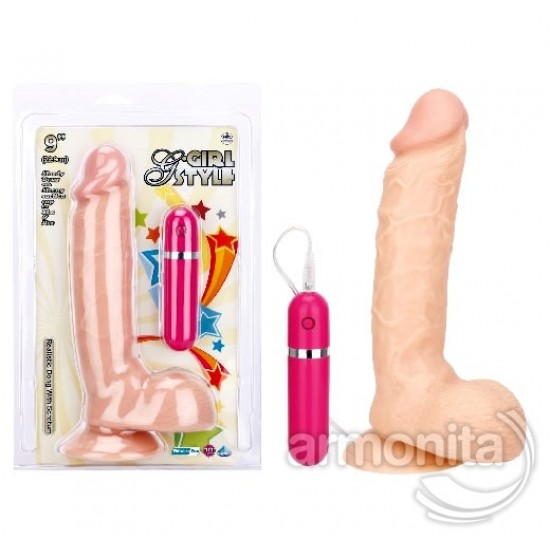Dev Girl Style Titreşimli Realistik Penis Dev Girl Style Titreşimli Realistik Penis