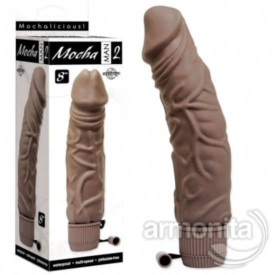Titreşimli Kalın Vibratör Mocha Man 2