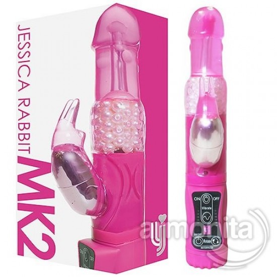Jessica Rabbit Oynar Başlı Titreşimli Tavşan Vibratör