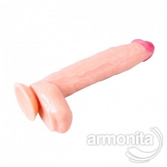 Realistik Vantuz Tabanlı Uzun Penis 