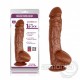 Damarlı Kalın 10 Inch Realistik Latin Dildo