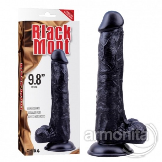Damarlı Kalın Zenci Realistik Dildo