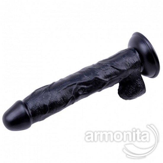Damarlı Kalın Zenci Realistik Dildo