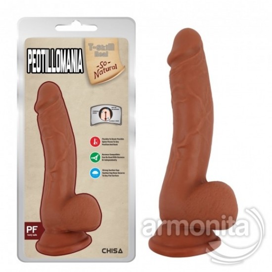 Ekstra Yumuşak Latin Realistik Vantuzlu Dildo