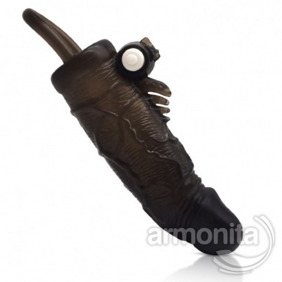 LeLe Knıght Titreşimli Zenci  Penis Kılıfı