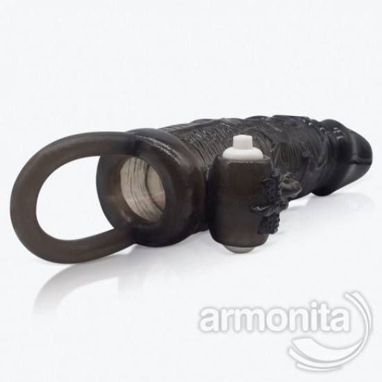 LeLe Knıght Titreşimli Zenci  Penis Kılıfı