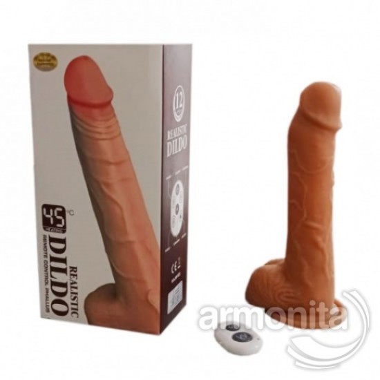 Uzaktan Kumandalı İleri Geri Hareketli Döner Başlı Dildo