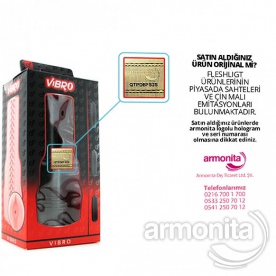 Fleshlight Ultra Lüks Titreşimli Vajina