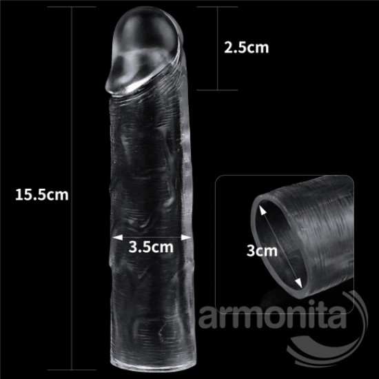 Şeffaf Düz Gövdeli Penis Kılıfı