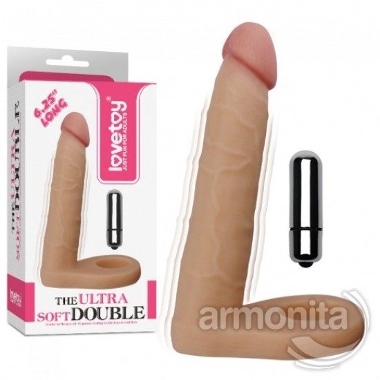 Ultra Soft Double Titreşimli Anal Dildo